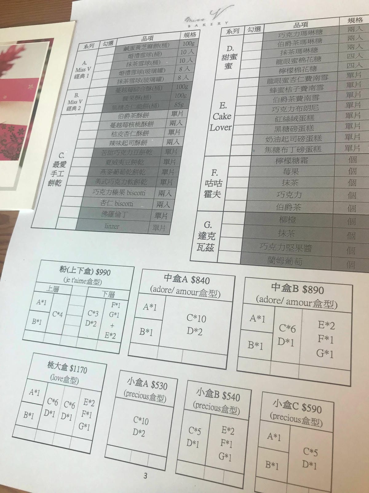 [囍] 精挑細選喜餅試吃推薦(下)－天鵝脖子街、iCookie、Miss V Bakery、F2法式甜點(持續更新中)