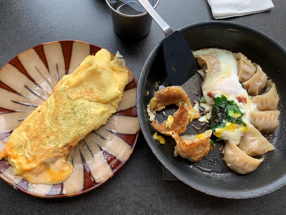 [吃] 鉄燒餃子－酥脆煎餃厚蛋捲 日式炒麵 新竹東區輕食早午餐晚餐