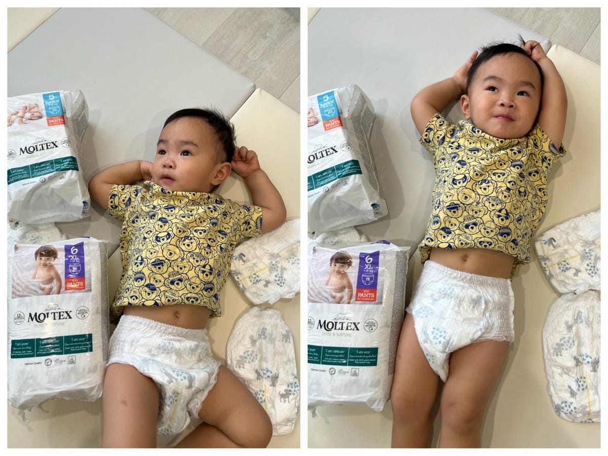 [育] 頂級抗敏過夜尿布 – 德國品牌MOLTEX 舒比嬰兒