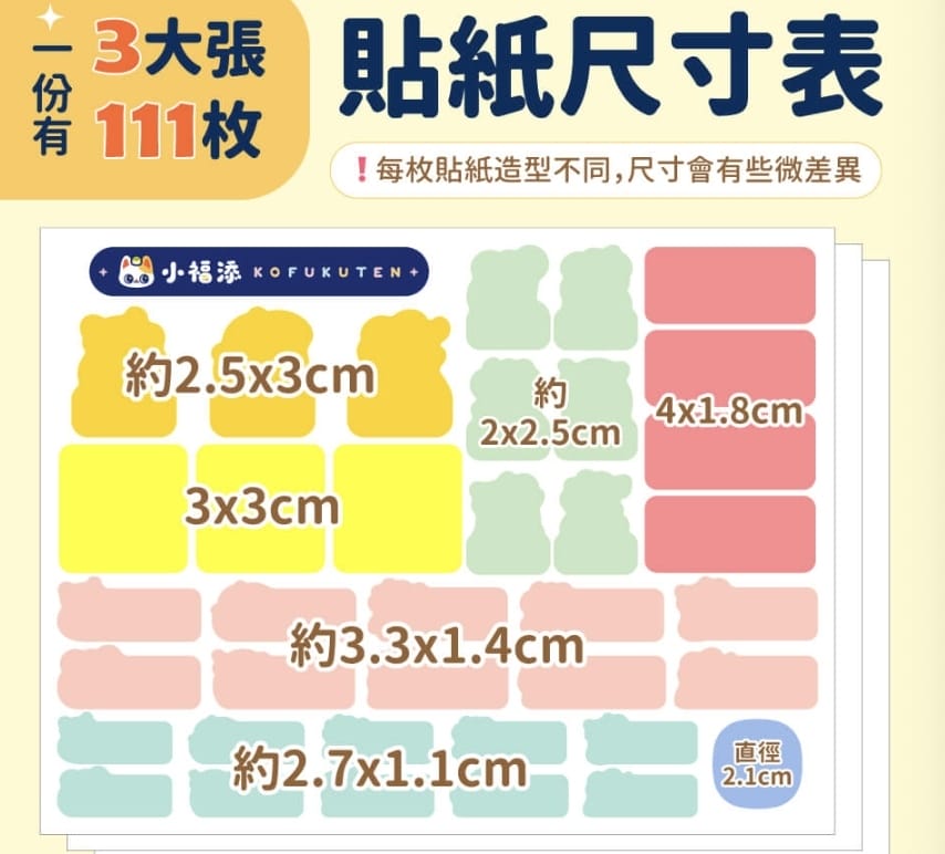 [學] 幼兒園必備 – 小福添 Kofukuten 耐高溫防