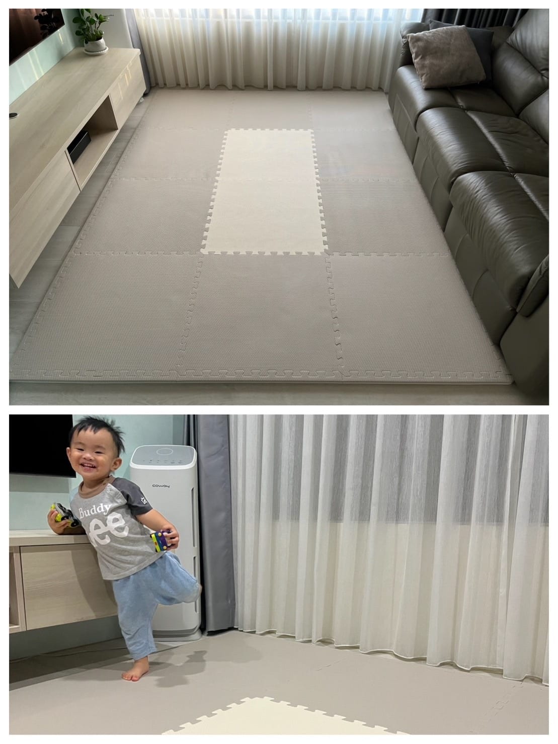 [育] 無毒無味防水巧拼 – PatoPato 馬卡龍雙色地