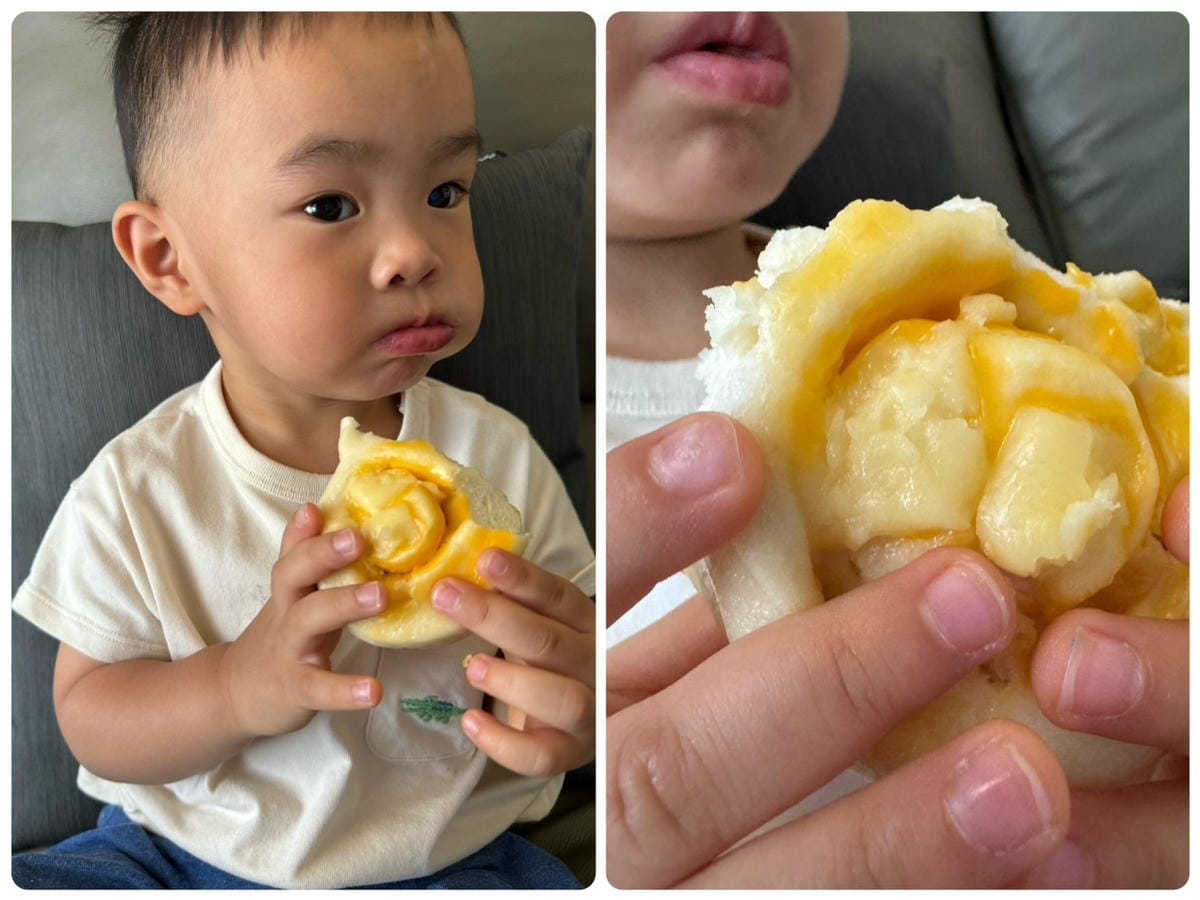 [吃] 冰箱必備寶寶早餐點心 – 沐甄豆 豆漿饅頭、包子