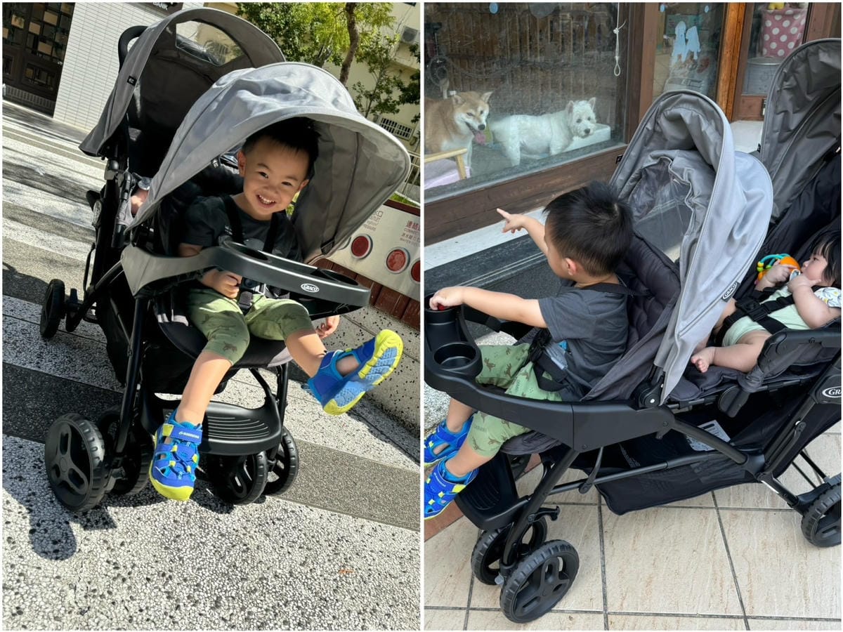 [育] 一打二 雙寶推車首選推薦 - Graco Stadi