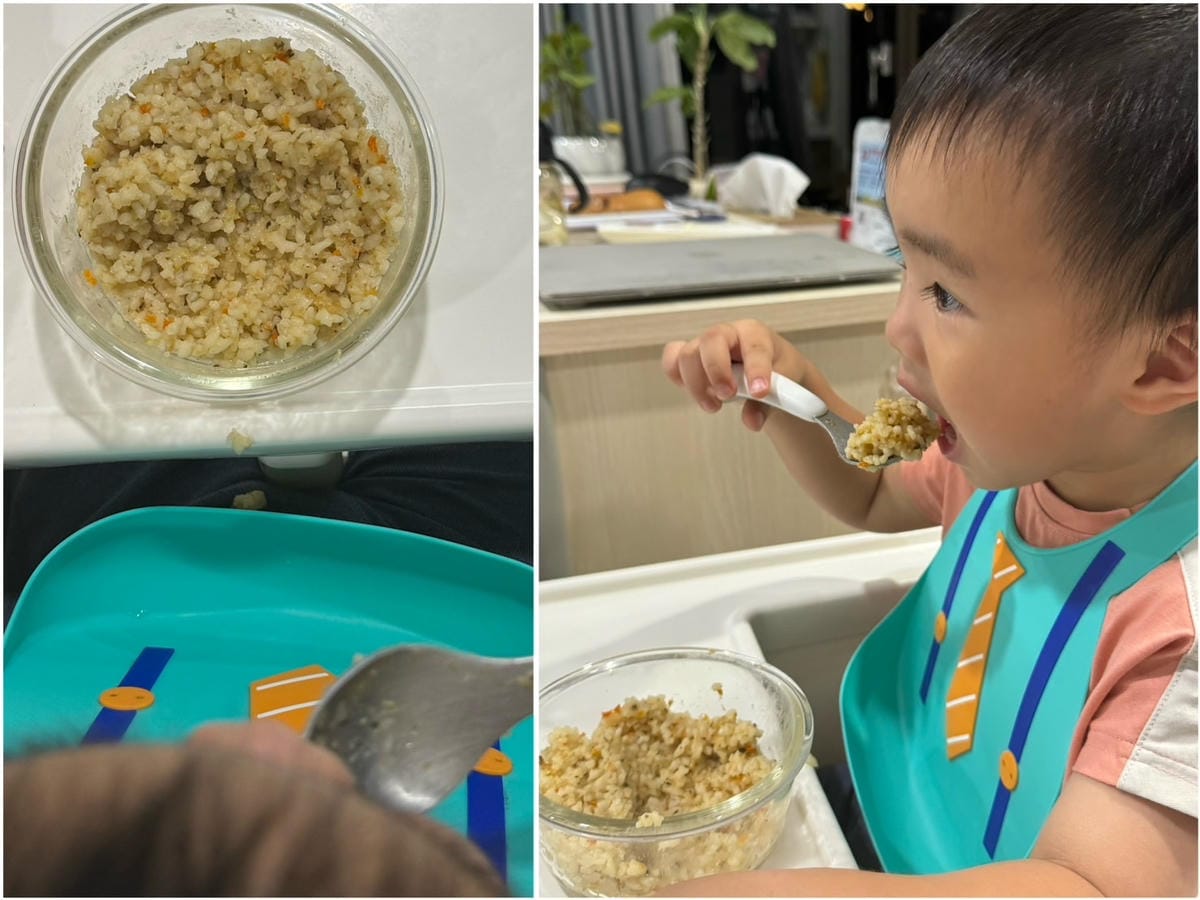 [育] 1歲嬰幼兒副食品 - 裸廚房常溫寶寶燉飯 真正米飯口