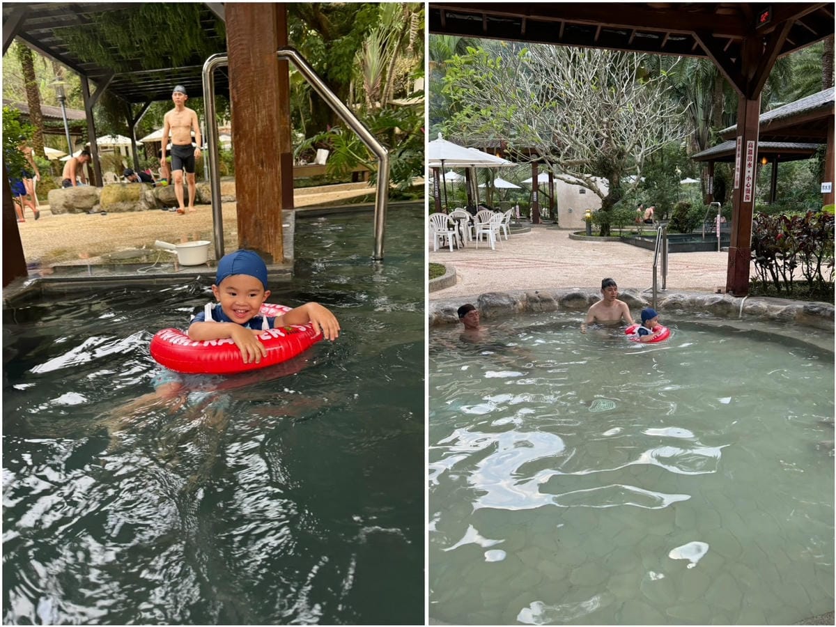 [旅] 親子泡湯 戲水游泳 住宿推薦 - 會來尖石溫泉渡假村