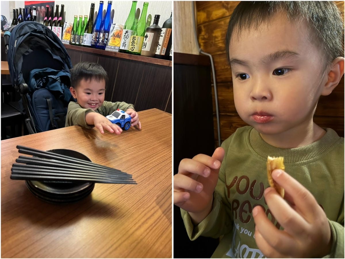 [吃] 新竹美食 帶寶寶一起吃美味居酒屋.ᐟ 隱川居酒屋_い