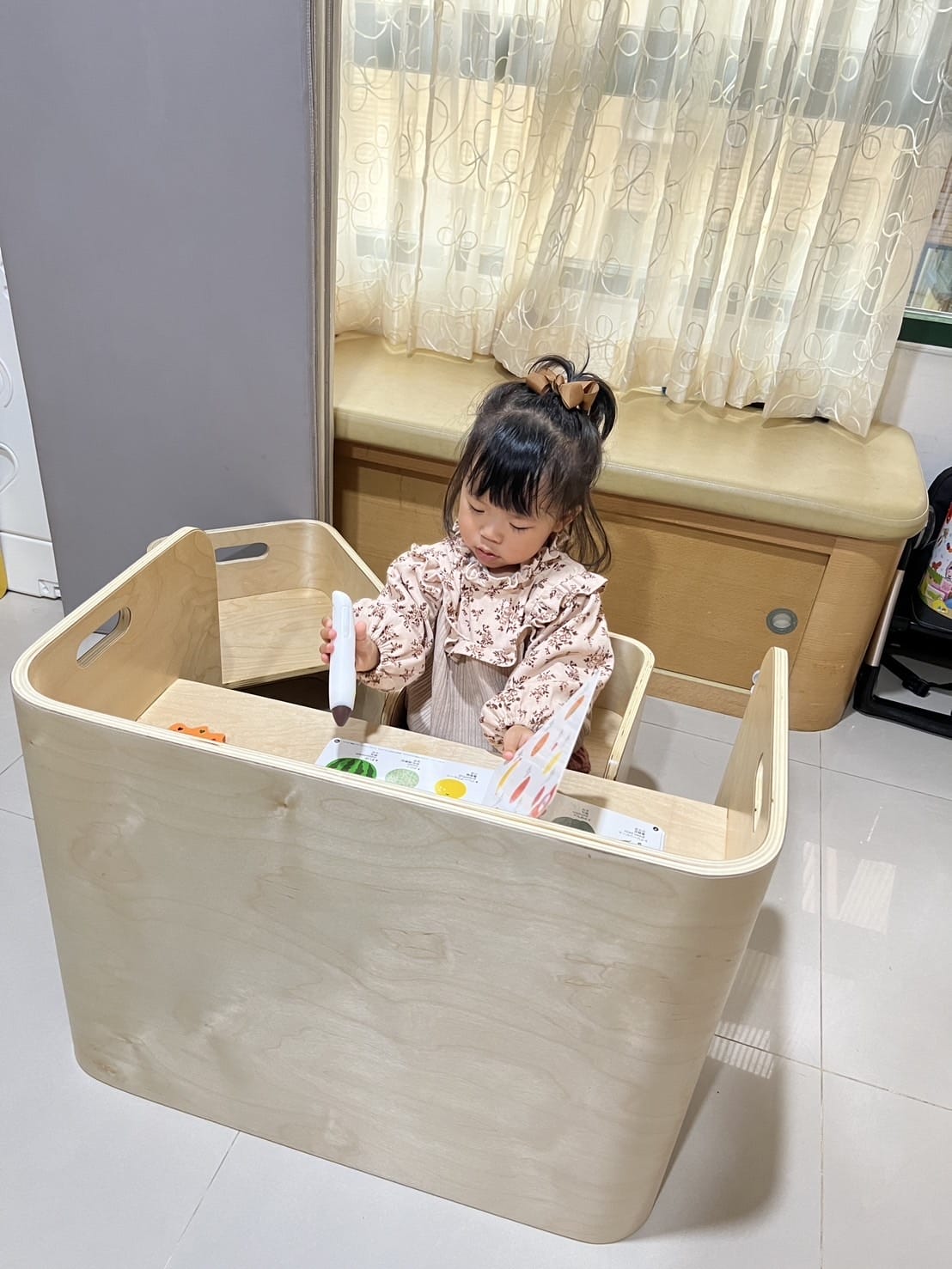 [育] 寶寶專屬小書桌 翻翻桌 - AK家居生活館 實木百變