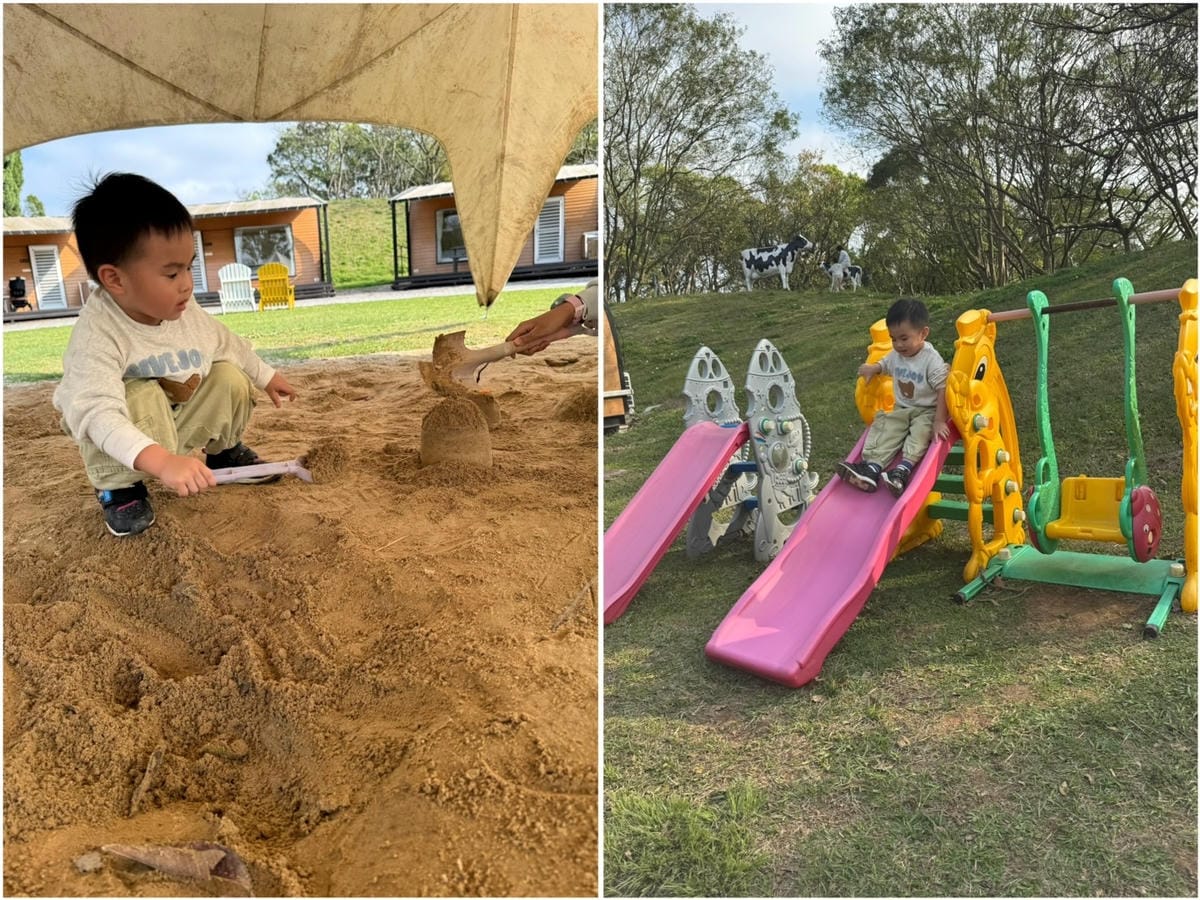 [旅] 親子露營免裝備.ᐟ 牛仔星村 豪華露營車屋推薦 一泊