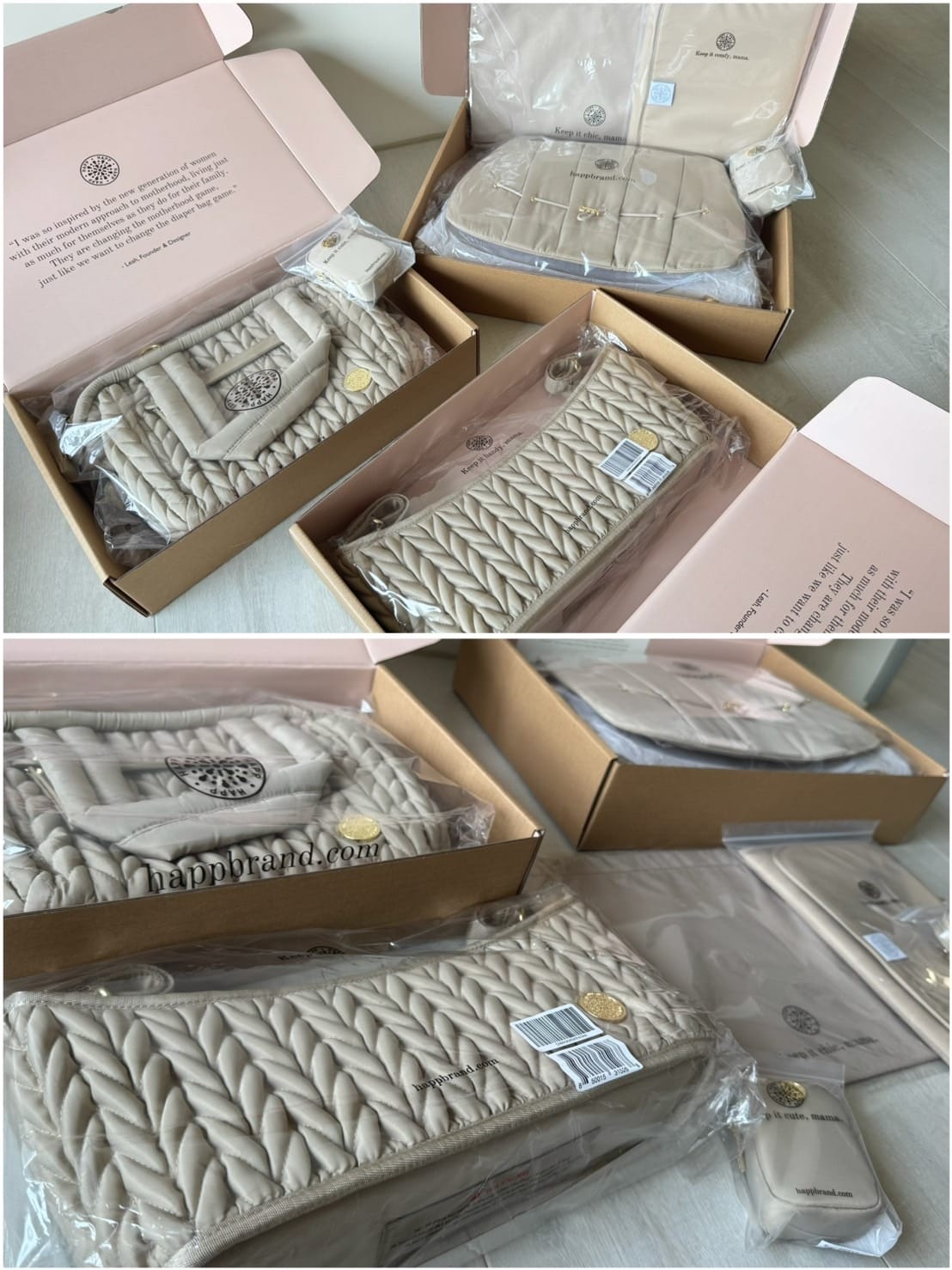 [育] 絕美時尚 實用好收納 - HAPP媽媽包 後背包、斜