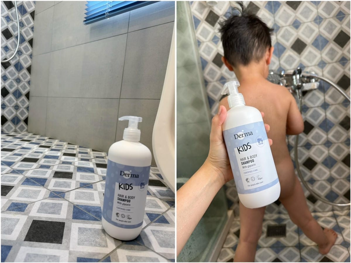 [育] 兒童洗髮、兒童沐浴6產品評比 - DERMA、珊諾、