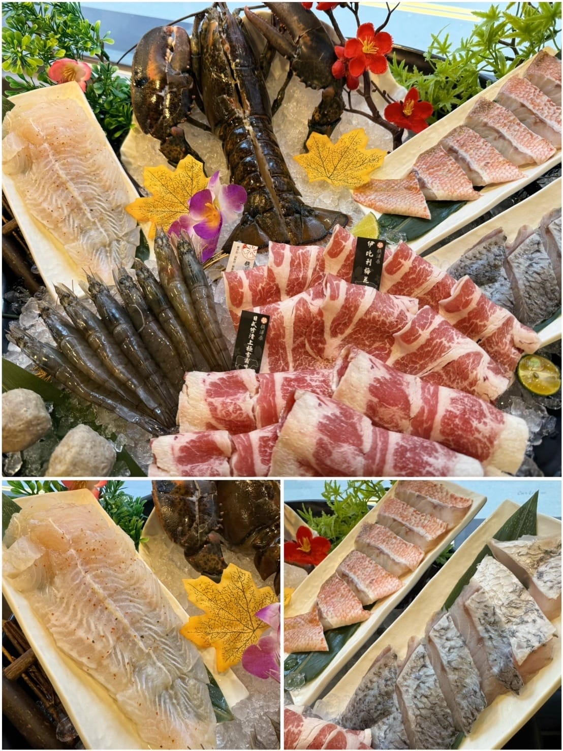 [吃] 頂級海鮮、肉品 豐富自助吧 - 饌澤原超市火鍋 桃園
