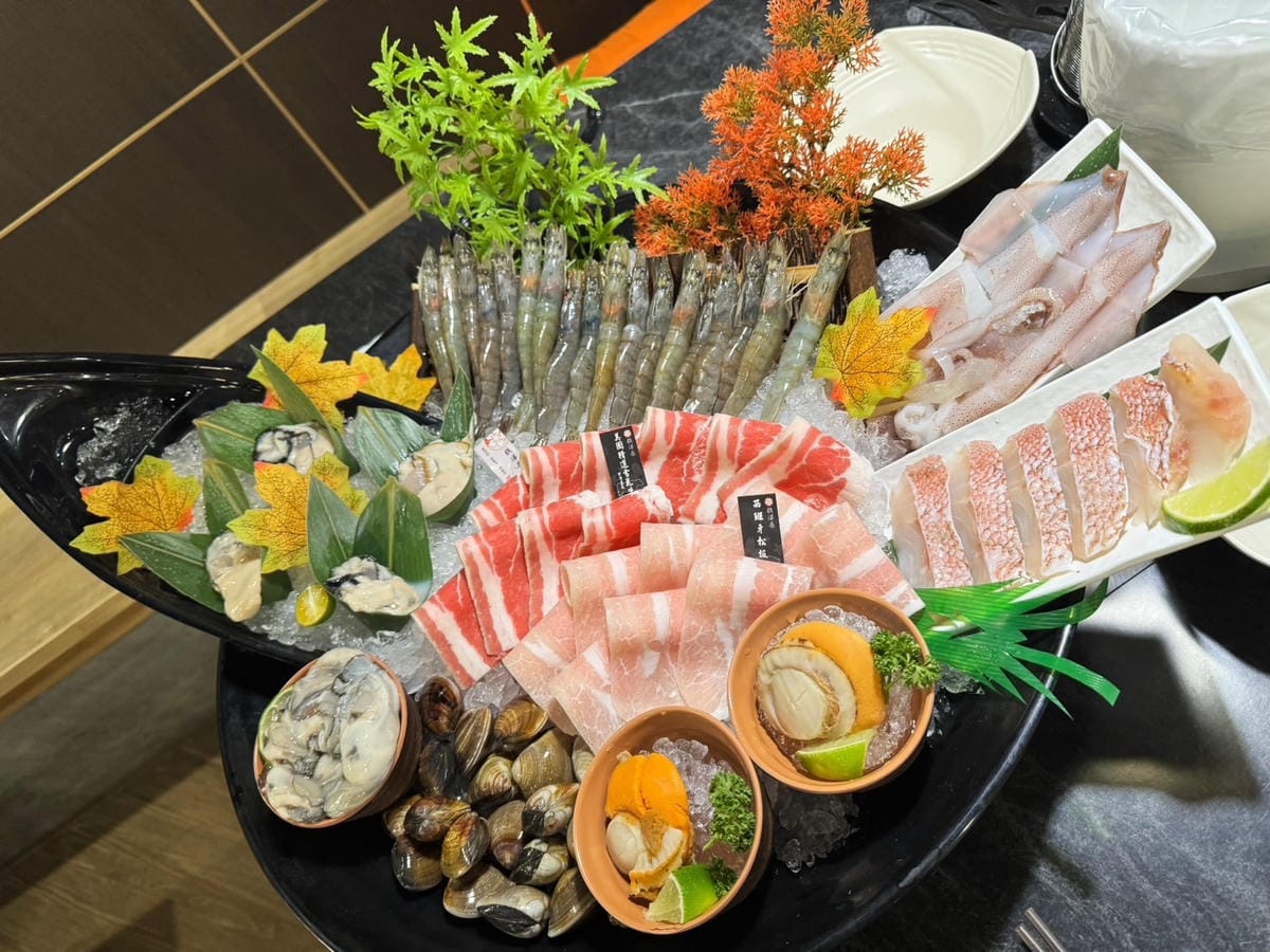 [吃] 頂級海鮮、肉品 豐富自助吧 - 饌澤原超市火鍋 桃園
