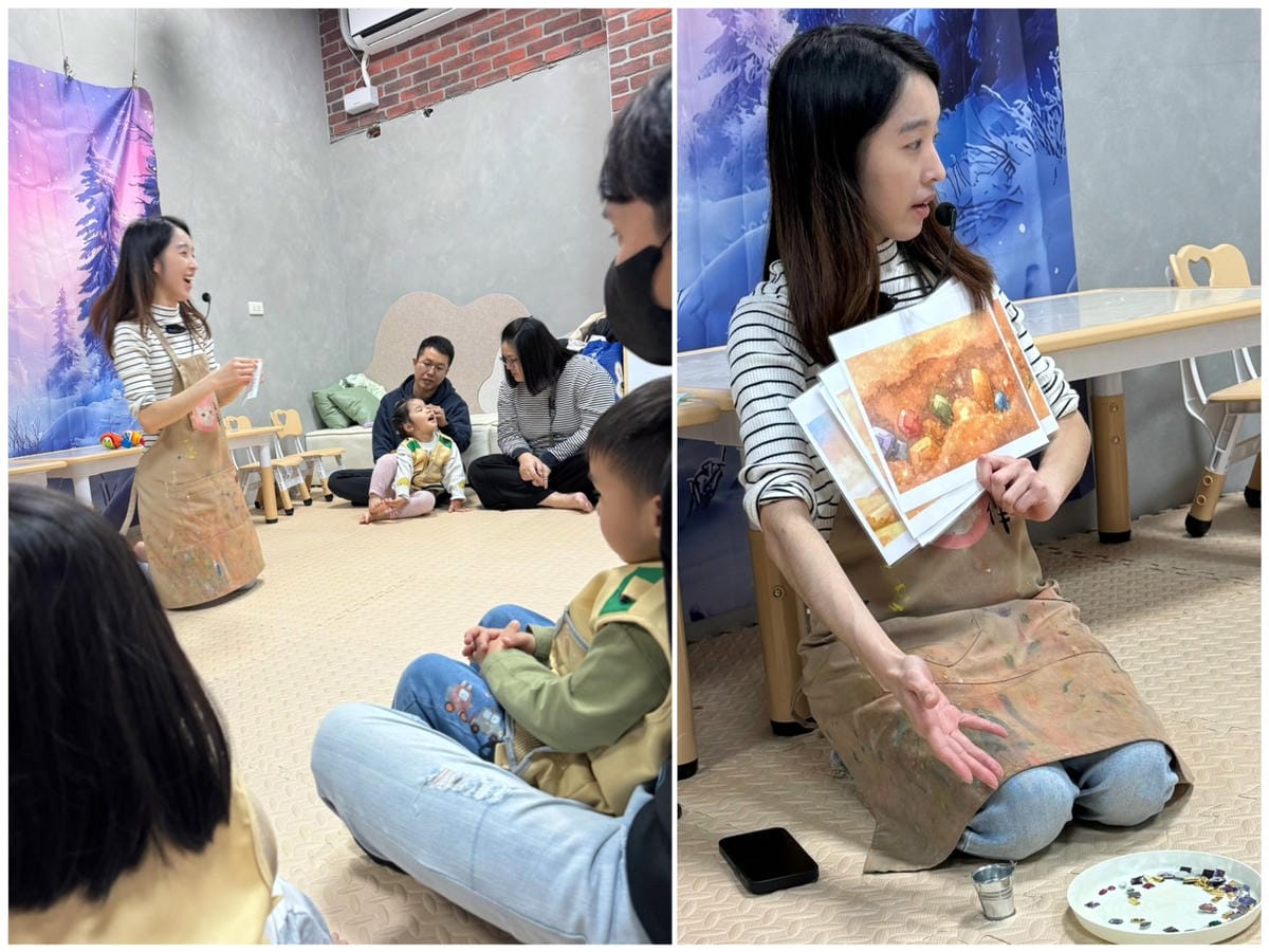 新竹 苗栗親子室內課程 – 暖伴工作室 動力沙 五感體驗 幼兒感官活動
