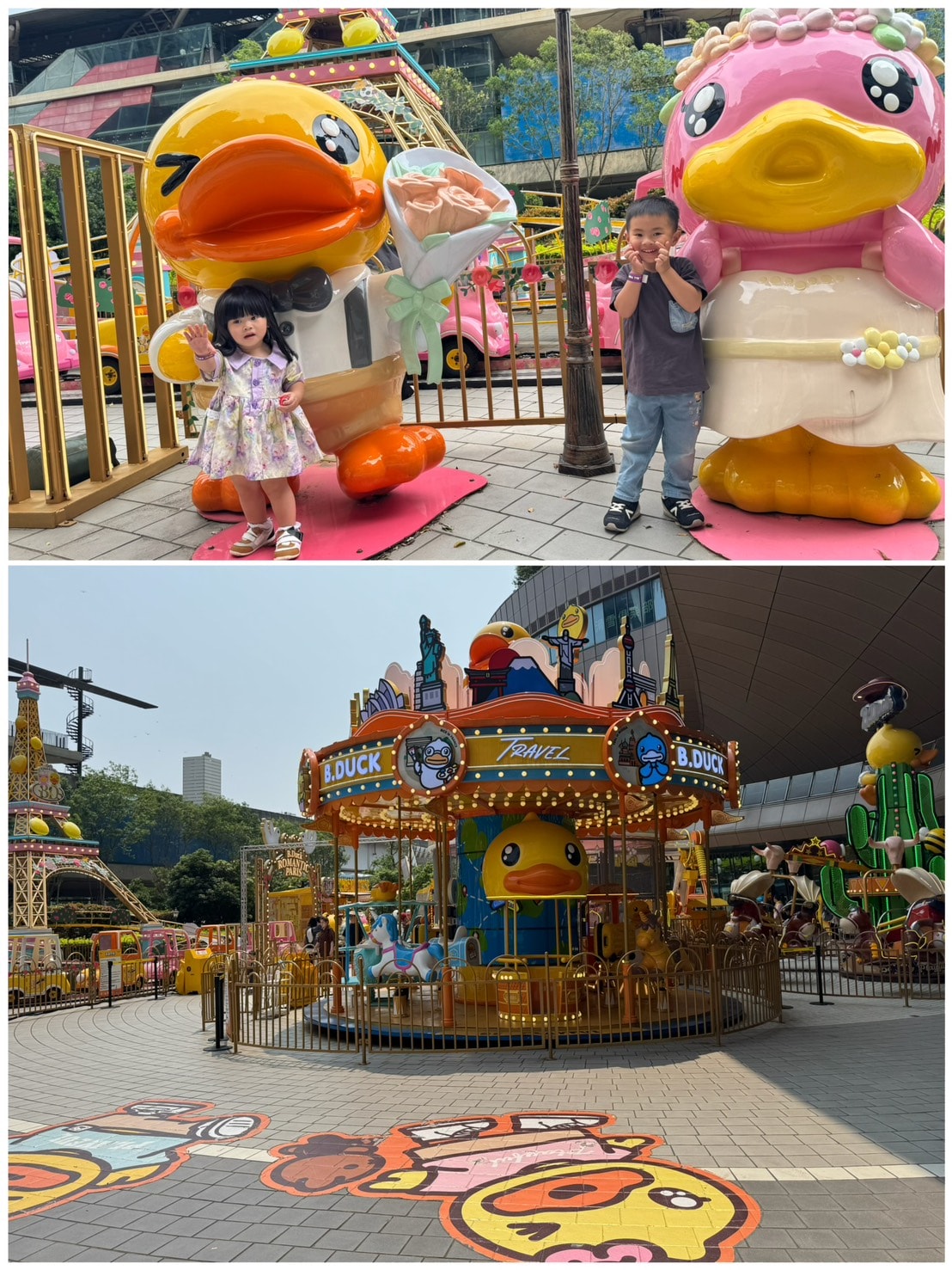 [旅] 暢玩可愛小鴨遊樂設施.ᐟ B.duck 城市樂園 就在環球桃園A19