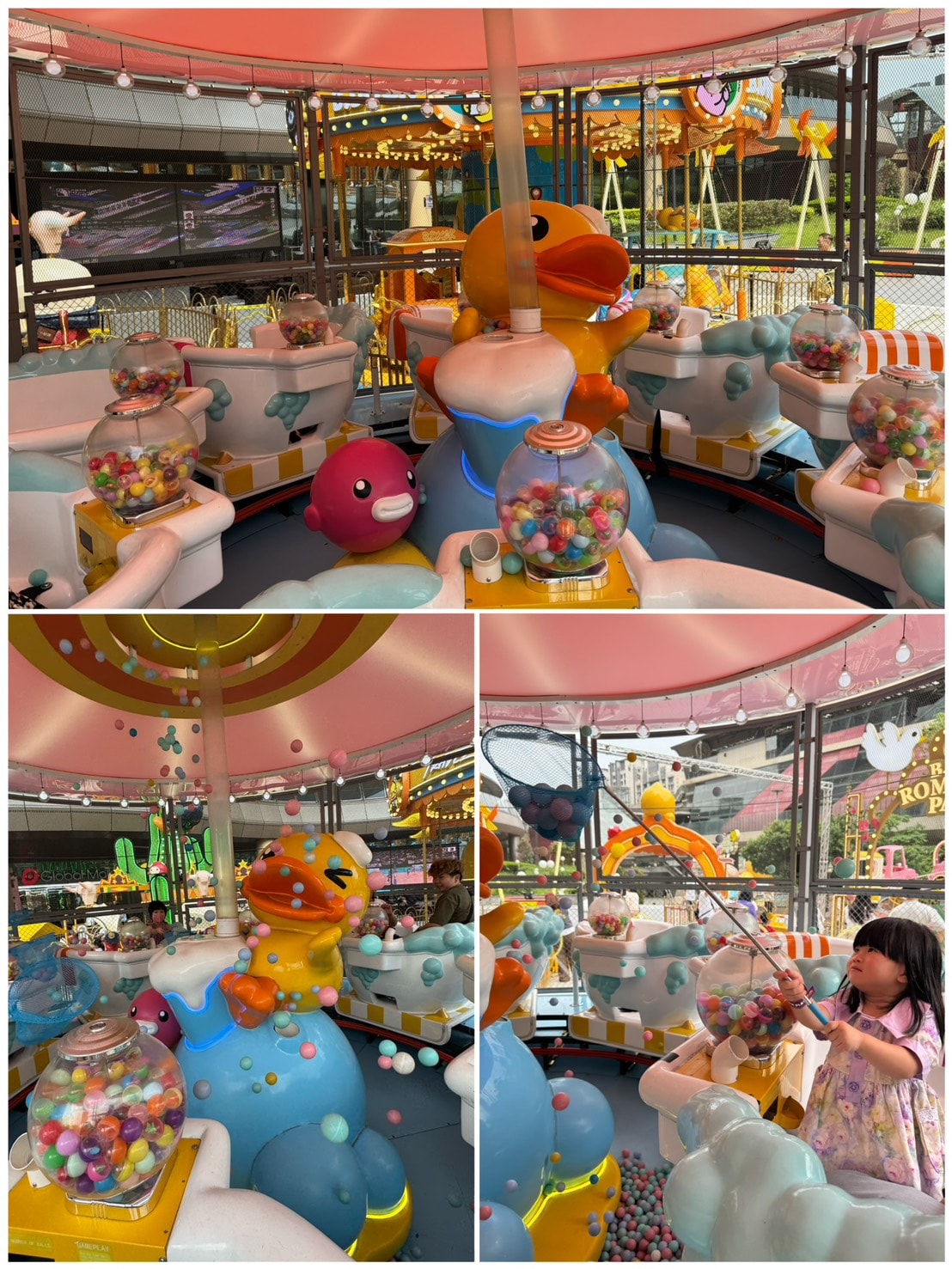 [旅] 暢玩可愛小鴨遊樂設施.ᐟ B.duck 城市樂園 就在環球桃園A19