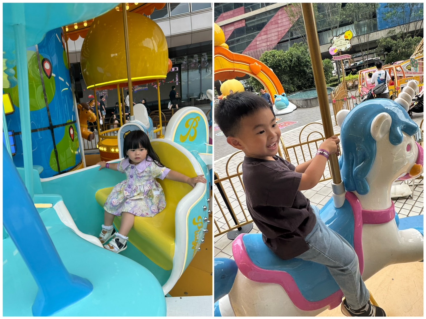 [旅] 暢玩可愛小鴨遊樂設施.ᐟ B.duck 城市樂園 就在環球桃園A19